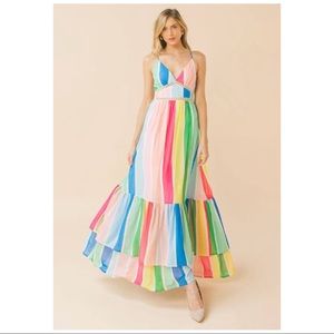 Multicolored Maxi Dress